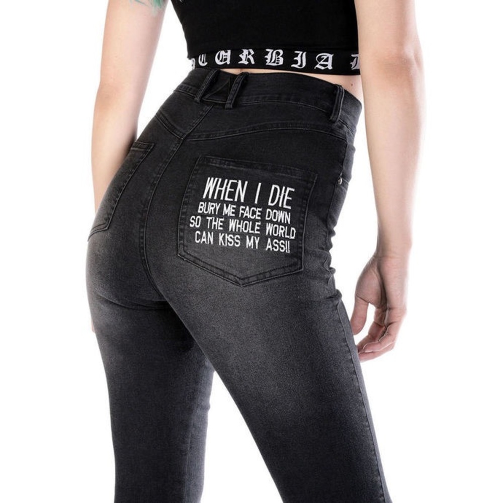 disturbia kiss my ass jeans